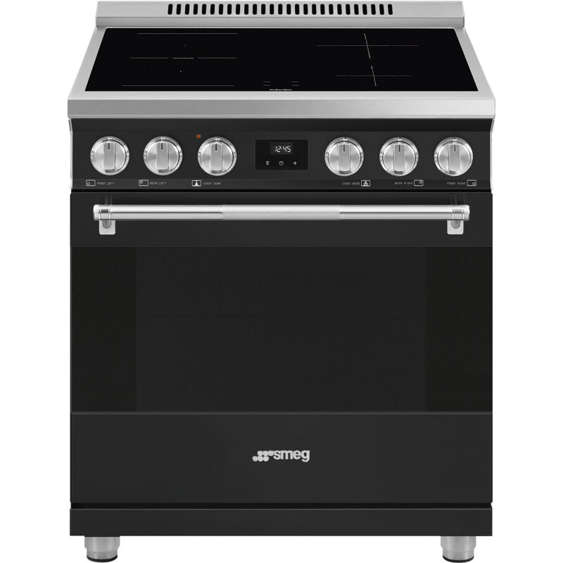 SMEG Range - Matt Black (SPR30UIMAN)