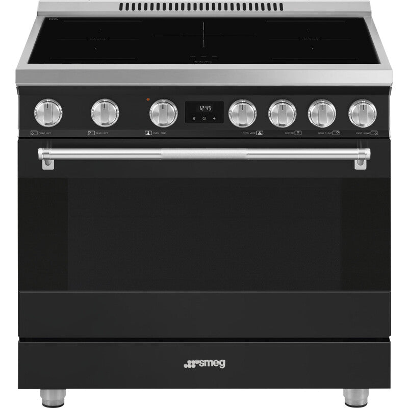 SMEG Range - Matt Black (SPR36UIMAN)