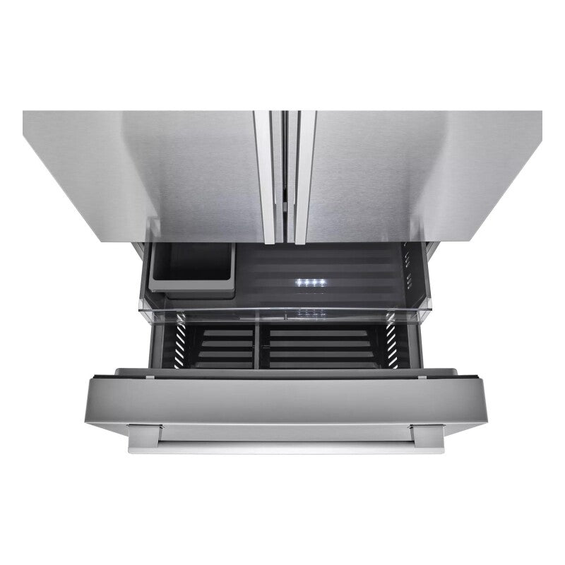 LG Studio LG STUDIO 27 cu. ft. Smart Counter-Depth MAX™ French Door Refrigerator - Print Proof Stainless Steel (SRFB27S3)