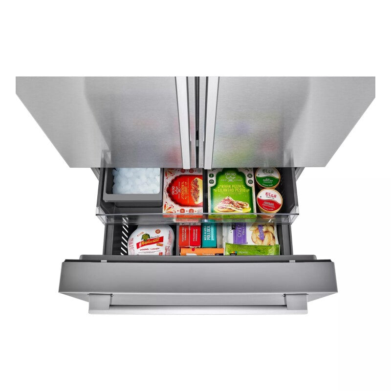 LG Studio LG STUDIO 27 cu. ft. Smart Counter-Depth MAX™ French Door Refrigerator - Print Proof Stainless Steel (SRFB27S3)