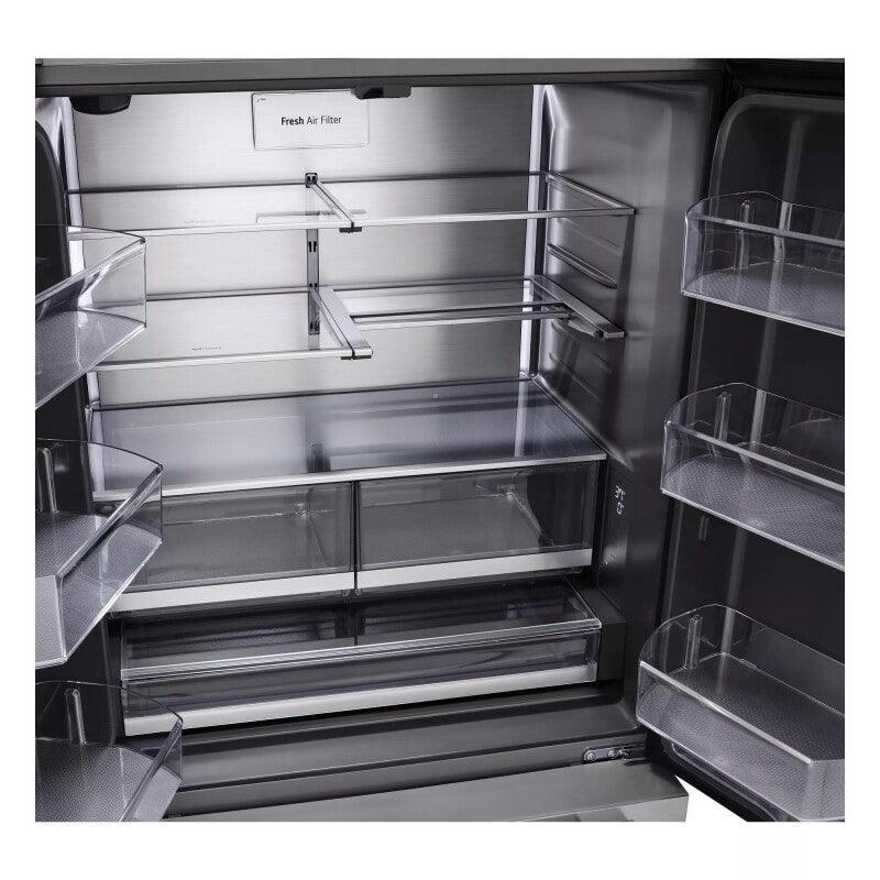 LG Studio LG STUDIO 27 cu. ft. Smart Counter-Depth MAX™ French Door Refrigerator - Print Proof Stainless Steel (SRFB27S3)