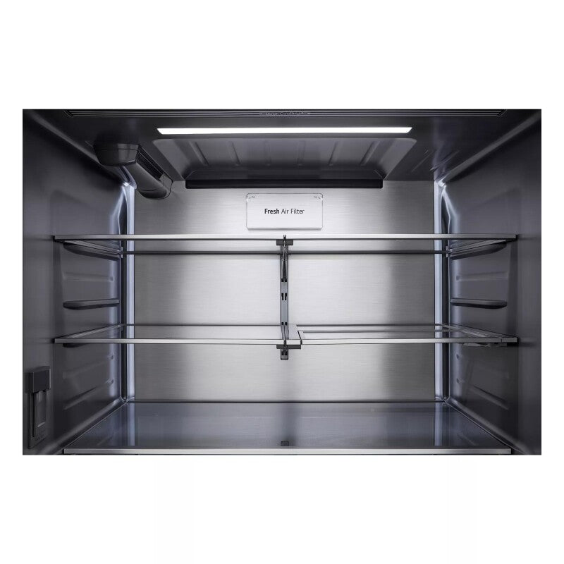 LG Studio LG STUDIO 27 cu. ft. Smart Counter-Depth MAX™ French Door Refrigerator - Print Proof Stainless Steel (SRFB27S3)