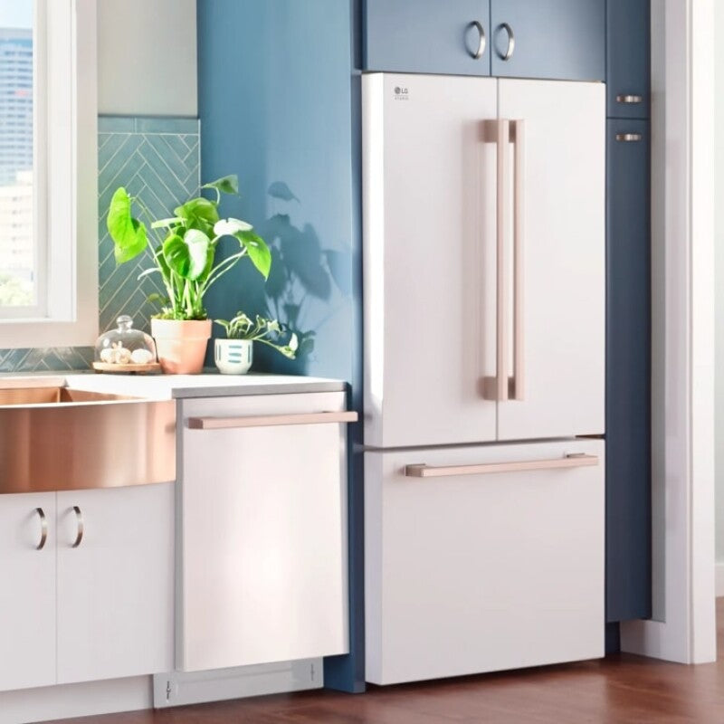 LG Studio LG STUDIO 27 cu. ft. Smart Counter-Depth MAX™ French Door Refrigerator - Essence White (SRFB27W3)