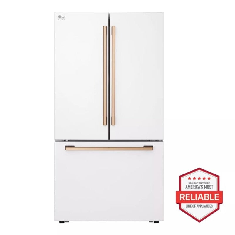LG Studio LG STUDIO 27 cu. ft. Smart Counter-Depth MAX™ French Door Refrigerator - Essence White (SRFB27W3)