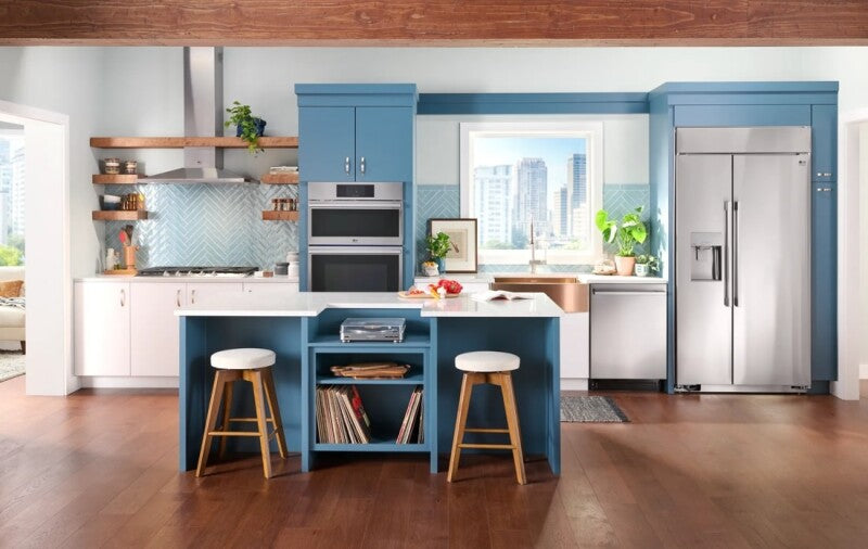 LG Studio 26 cu. ft. Smart Side-by-Side Built-In Refrigerator with Ice & Water Dispenser - Other (SRSXB2622S)