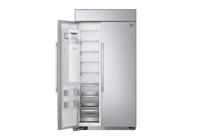LG Studio 26 Cu. Ft. Smart Side-by-side Built-in Refrigerator With Ice & Water Dispenser - Stainless Steel (SRSXB2622S)