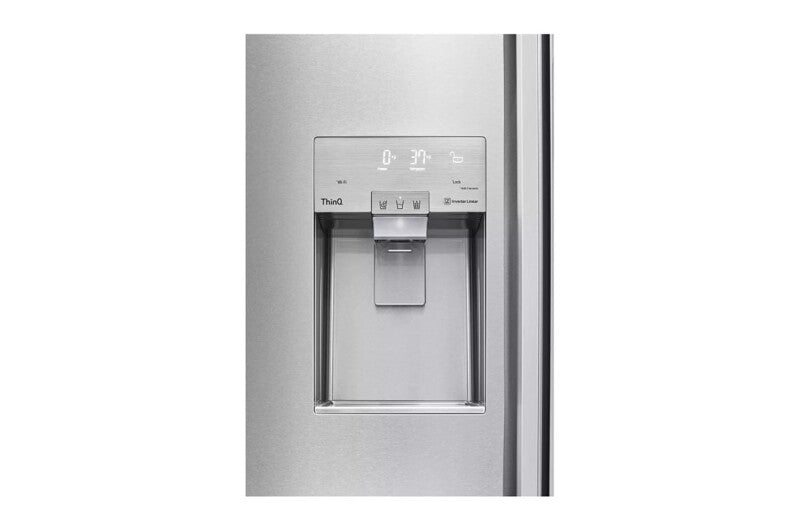 LG Studio 26 Cu. Ft. Smart Side-by-side Built-in Refrigerator With Ice & Water Dispenser - Stainless Steel (SRSXB2622S)