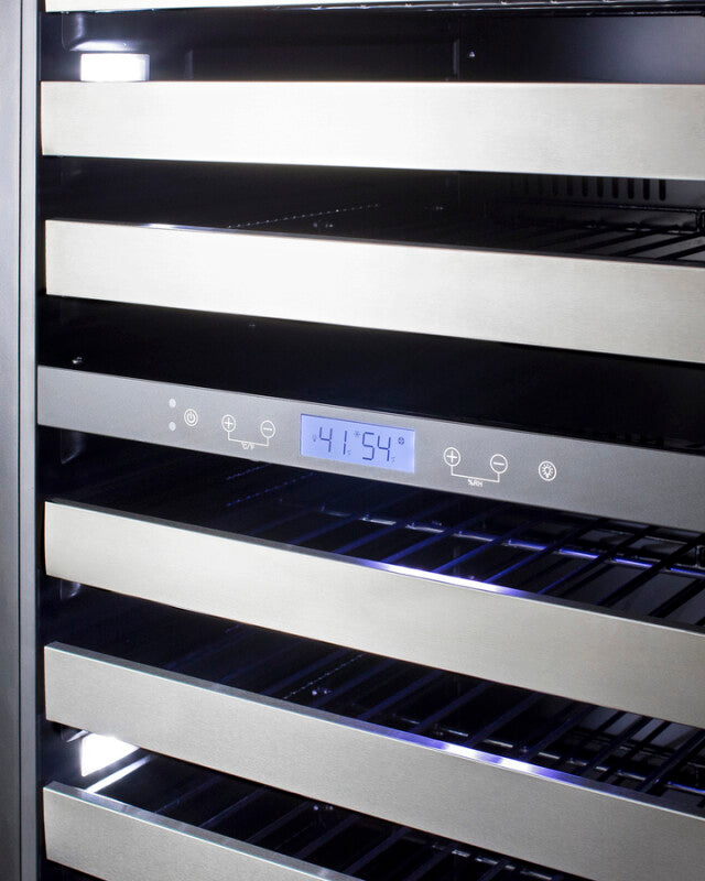 Summit 24" Wide Dual-Zone Wine Cellar - Black (SWCP2163)