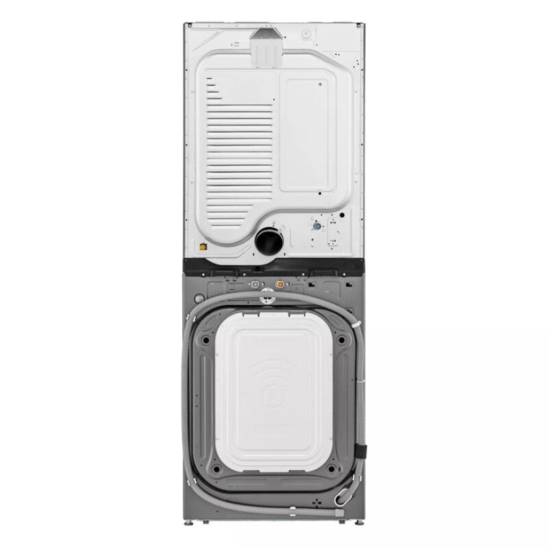 LG Studio Washtower™ Smart Front Load 5.0 Cu. Ft. Washer And 7.4 Cu. Ft. Gas Dryer With Center Control® - Noble Steel (SWWG50N3)