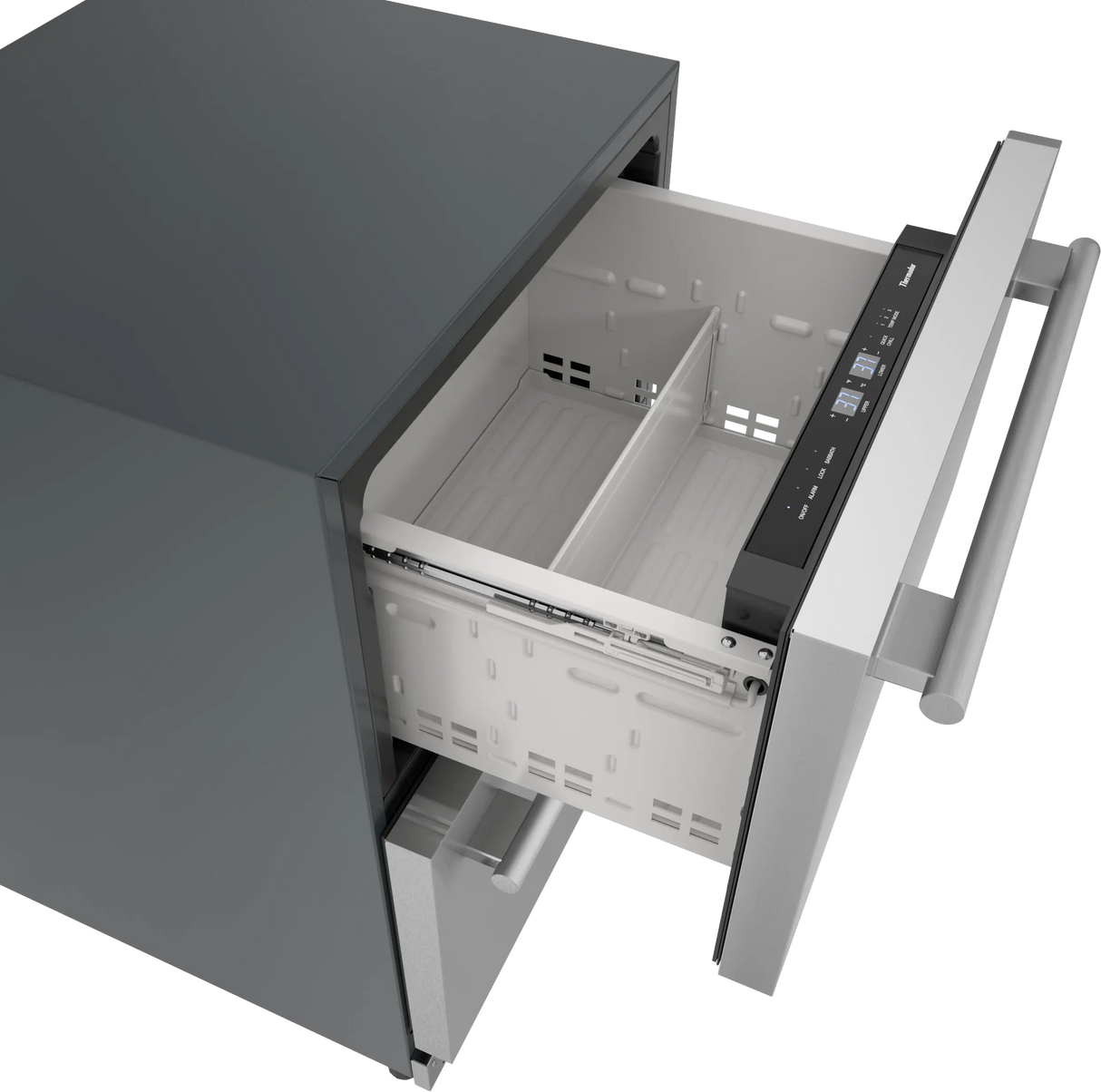 THERMADOR Freedom® Under Counter Double Drawer Refrigerator 24'' Masterpiece® - Stainless Steel (T24UR915DS)
