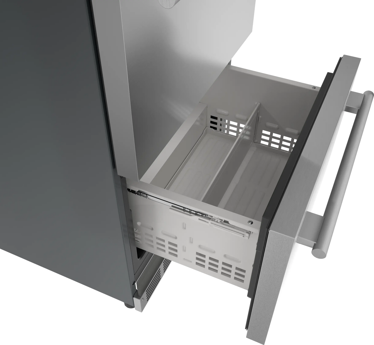 THERMADOR Freedom® Under Counter Double Drawer Refrigerator 24'' Masterpiece® - Stainless Steel (T24UR915DS)