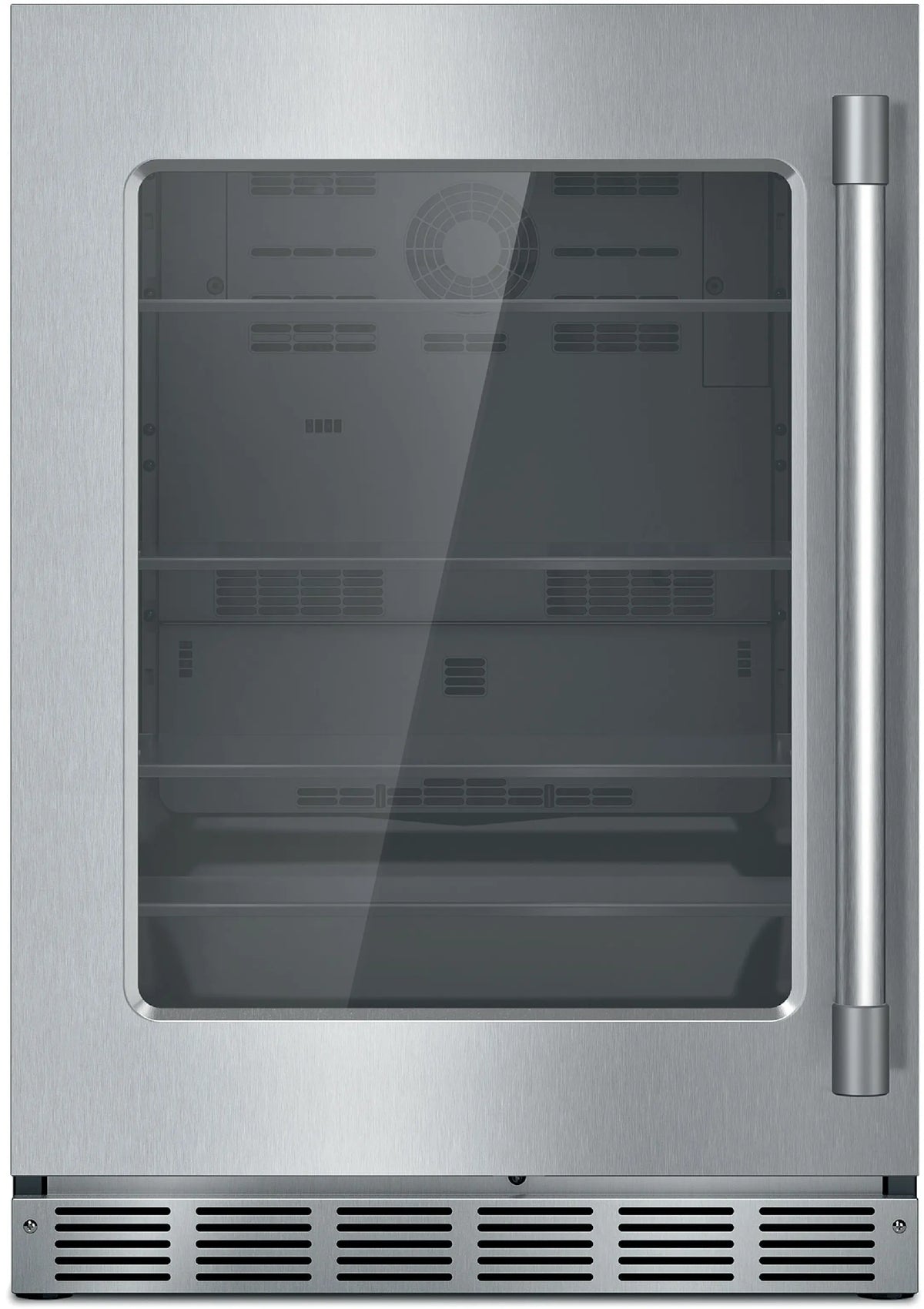 THERMADOR Freedom® Under Counter Refrigerator With Glass Door 24'' , Left Hinge - Stainless Steel (T24UR925LS)