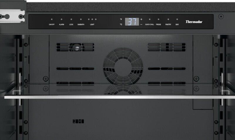 Thermador Freedom Under Counter Refrigerator with Glass Door 24" Professional Left Hinge - Stainless Steel (T24UR925LS)