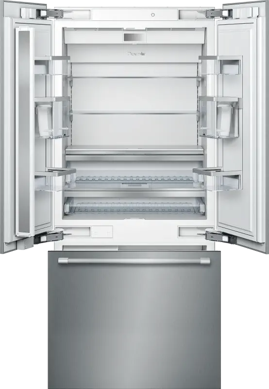Thermador 36-Inch Built-in Stainless Steel Professional French Door Bottom Freezer - Stainless Steel (T36BT920NS)