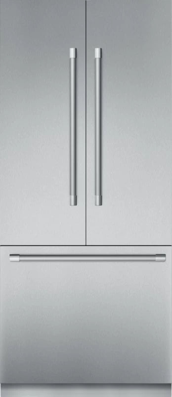Thermador 36-Inch Built-in Stainless Steel Professional French Door Bottom Freezer - Stainless Steel (T36BT920NS)