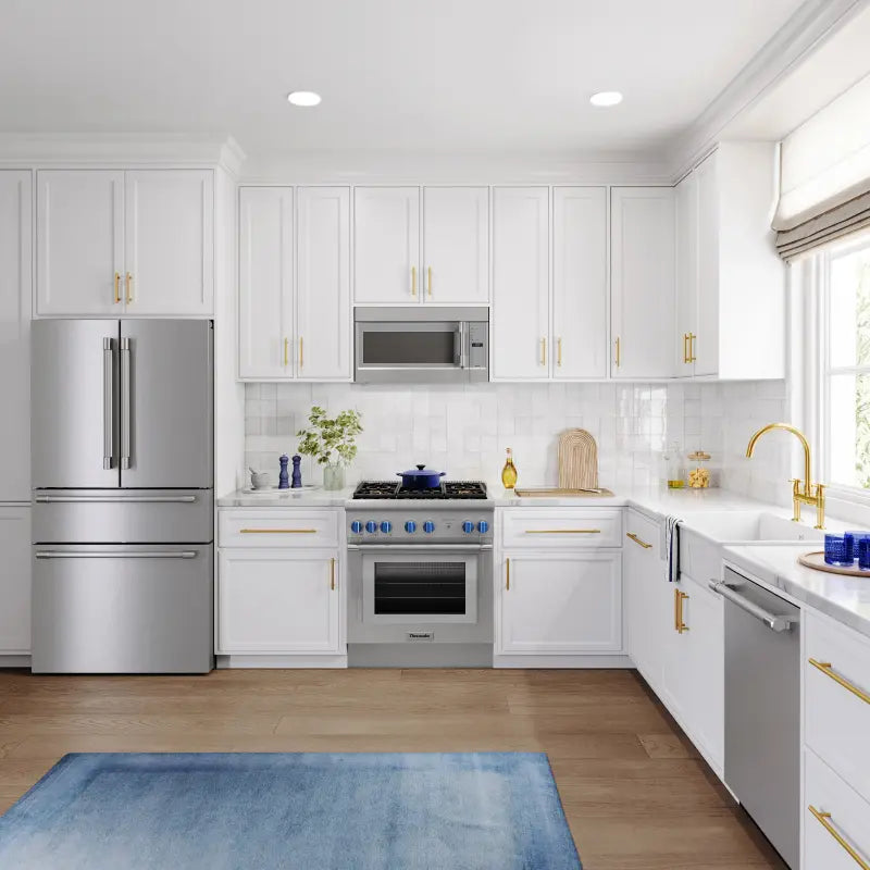 Thermador 36" Freestanding FDBM, 4-Door, Counter Depth - Stainless Steel (T36FL821NS)