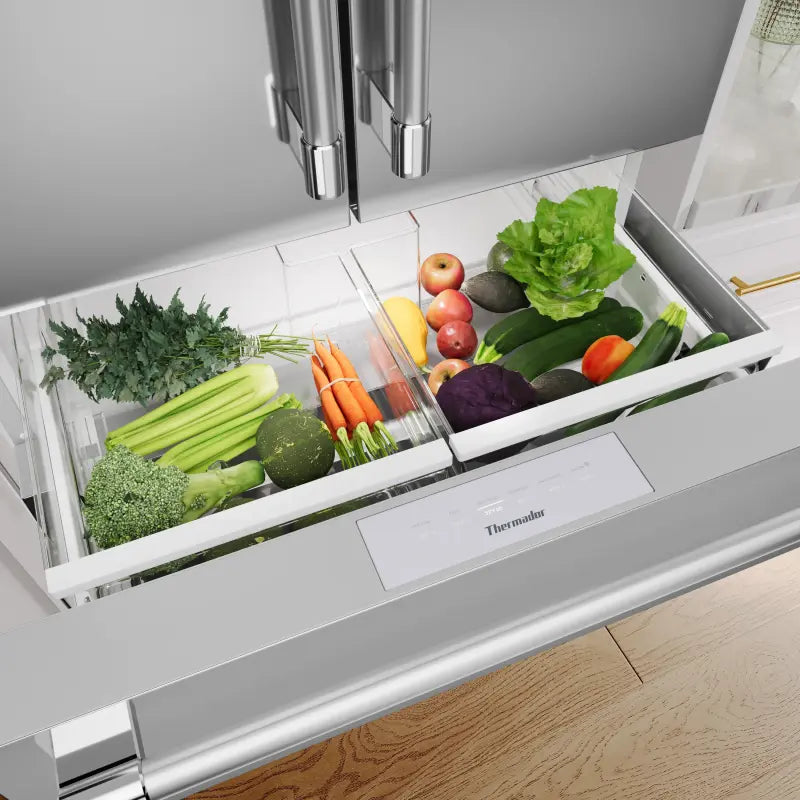 Thermador 36" Freestanding FDBM, 4-Door, Counter Depth - Stainless Steel (T36FL821NS)