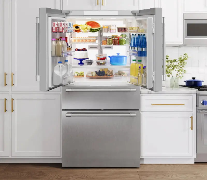 Thermador 36" Freestanding FDBM, 4-Door, Counter Depth - Stainless Steel (T36FL821NS)