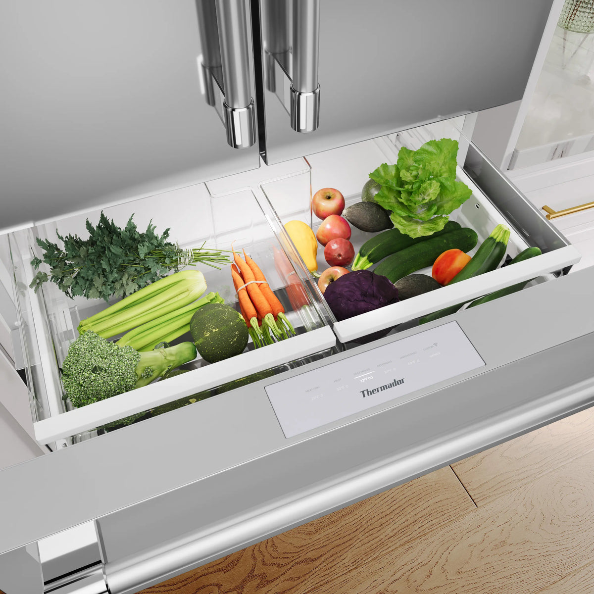 THERMADOR Freedom® Freestanding French Door Bottom Mount Refrigerator 36'' - Stainless Steel (T36FL821NS)