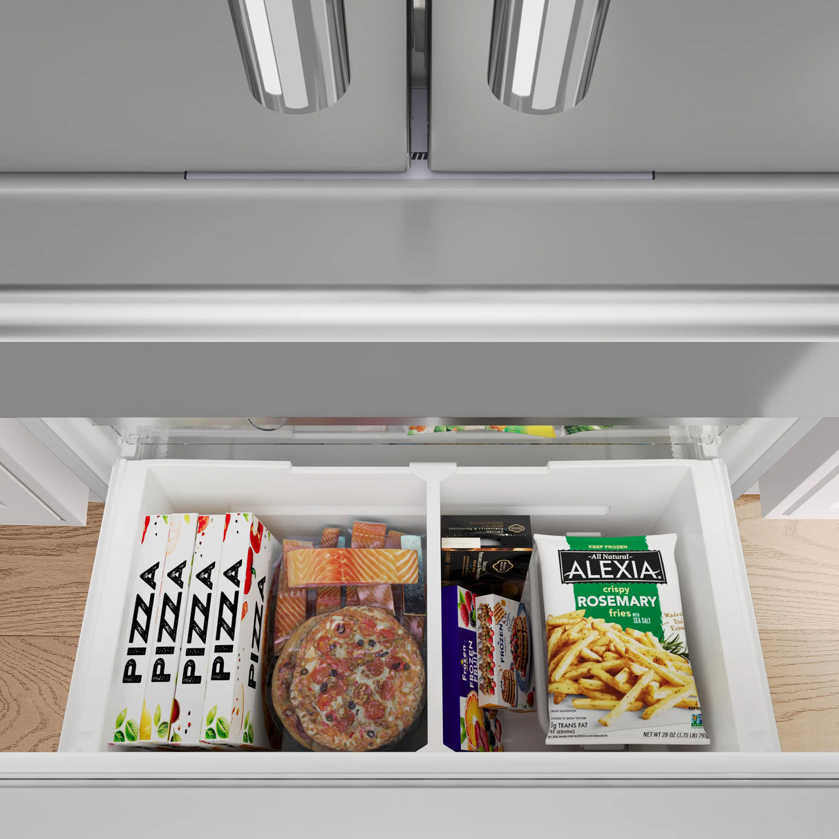 Thermador Freedom® Freestanding French Door Bottom Mount Refrigerator 36'' Professional - Stainless Steel (T36FL821NS)