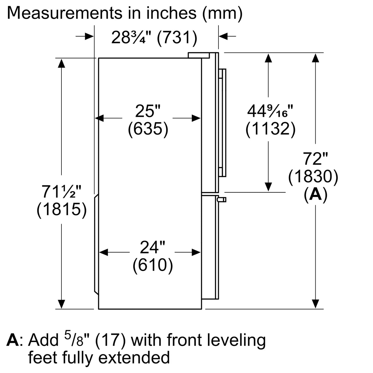 THERMADOR Freedom® Freestanding French Door Bottom Mount Refrigerator 36'' Professional - Stainless Steel (T36FT820NS)