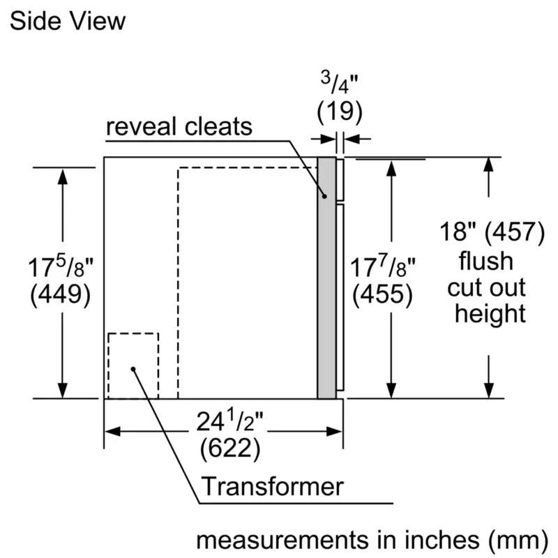 Thermador Built-in Coffee Machine - Stainless Steel (TCM24TS)