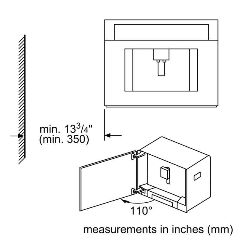 Thermador Built-in Coffee Machine - Stainless Steel (TCM24TS)