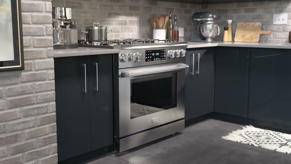 THOR KITCHEN 30-inch Electric Range Contemporary Professional - Stainless Steel (ARE30)