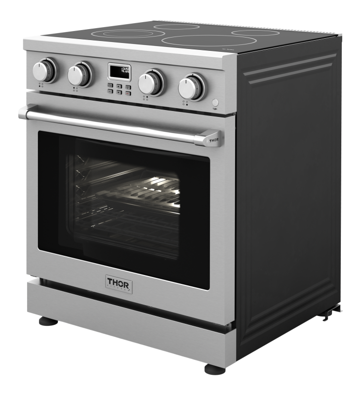 THOR KITCHEN 30 Inch Contemporary Professional Electric Range - Stainless Steel (ARE30)