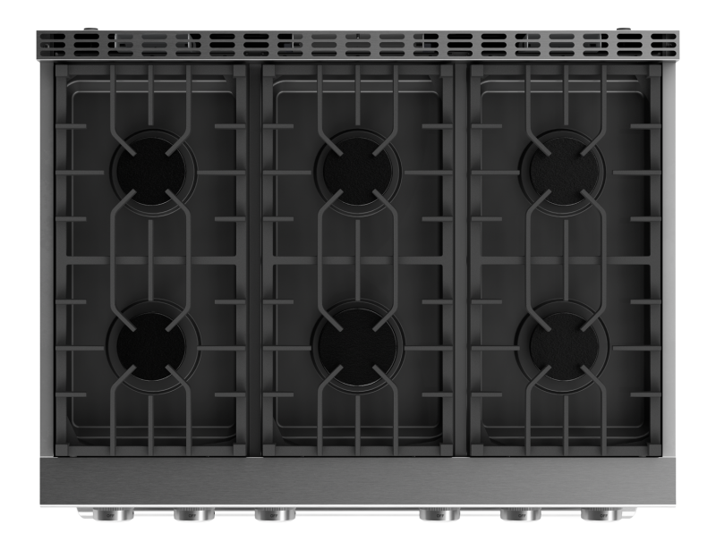 THOR KITCHEN 36-inch Contemporary Professional Liquid Propane Range - Stainless Steel (ARG36LP)