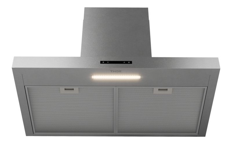 THOR KITCHEN 36 Inch Contemporary Wall Mount T-shape Range Hood - Stainless Steel (ARH36T)