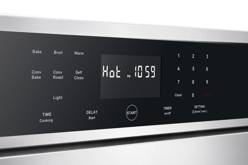 Thor Kitchen 30 Inch Professional Self-cleaning Electric Wall Oven Thor Kitchen - Stainless Steel (HEW3001)