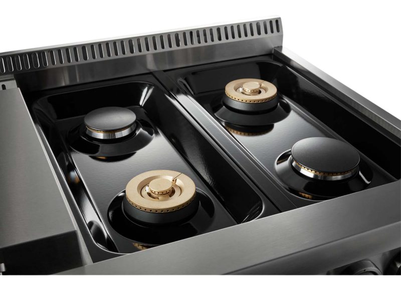 THOR KITCHEN 48 Inch Professional Dual Fuel Range In Stainless Steel - Stainless Steel (HRD4803ULP)