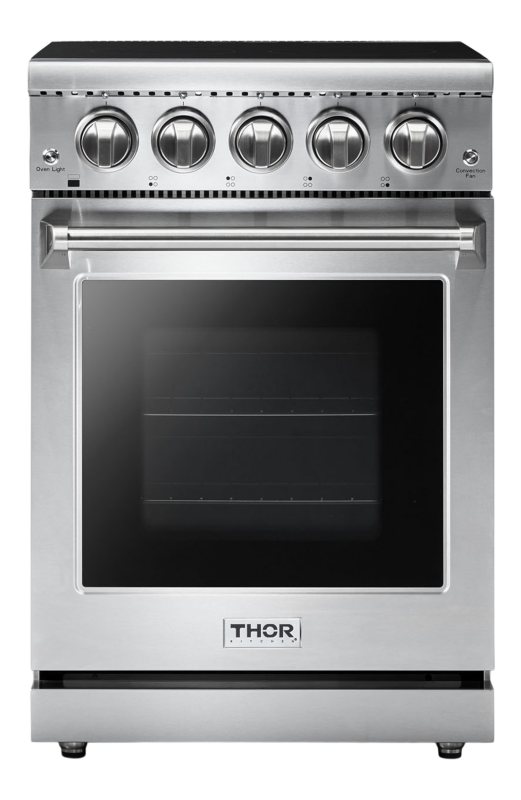 THOR KITCHEN 24-inch Electric Range Professional - Stainless Steel (HRE2401)