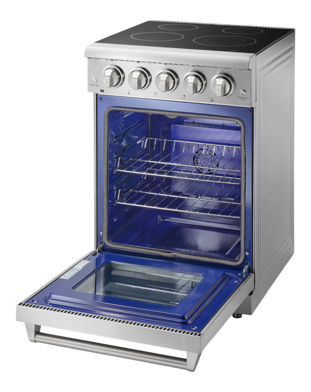 THOR KITCHEN 24-inch Electric Range Professional - Stainless Steel (HRE2401)