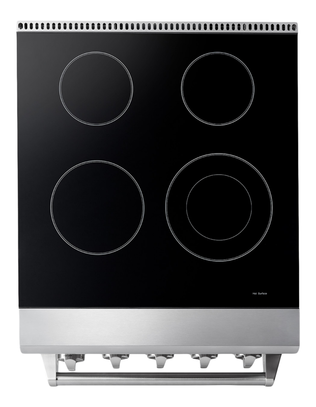 THOR KITCHEN 24-inch Electric Range Professional - Stainless Steel (HRE2401)