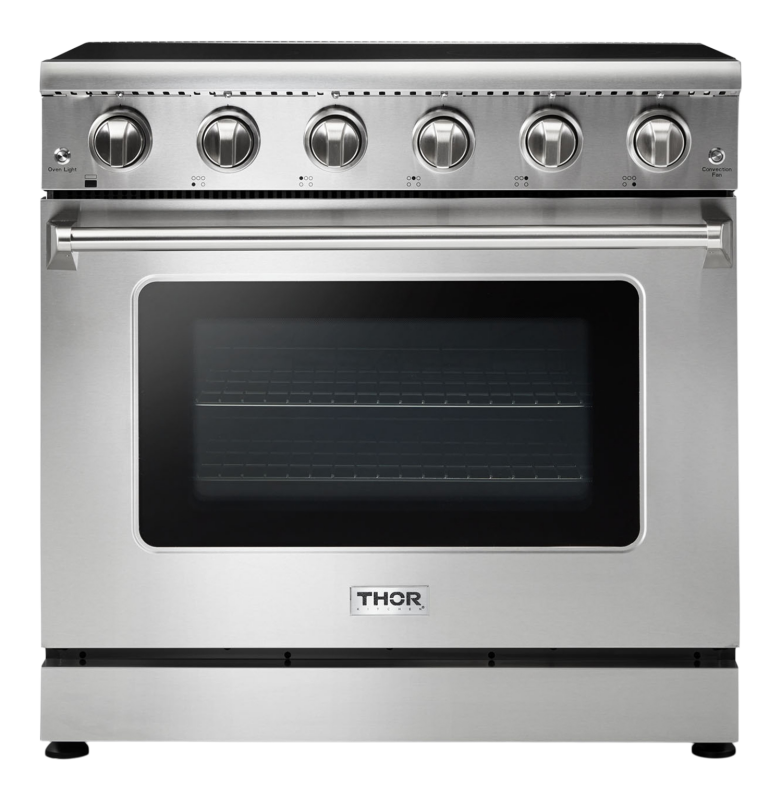 THOR KITCHEN 36-inch Electric Range Professional - Stainless Steel (HRE3601)
