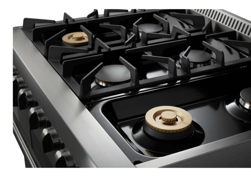 Thor Kitchen 36 Inch Professional Gas Range - Stainless Steel (HRG3618U)