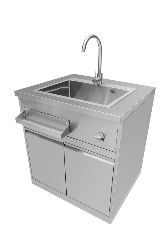 THOR KITCHEN Outdoor Kitchen Sink Cabinet In Stainless Steel - Stainless Steel (MK01SS304)