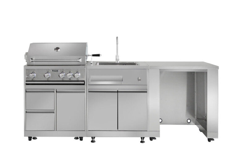 THOR KITCHEN Outdoor Kitchen Sink Cabinet In Stainless Steel - Stainless Steel (MK01SS304)