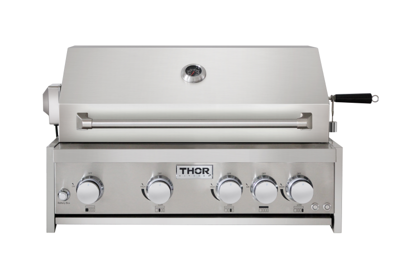 Thor Kitchen 32 Inch Outdoor Kitchen Gas Bbq Grill With 4 Burners - Stainless Steel (MK04SS304)