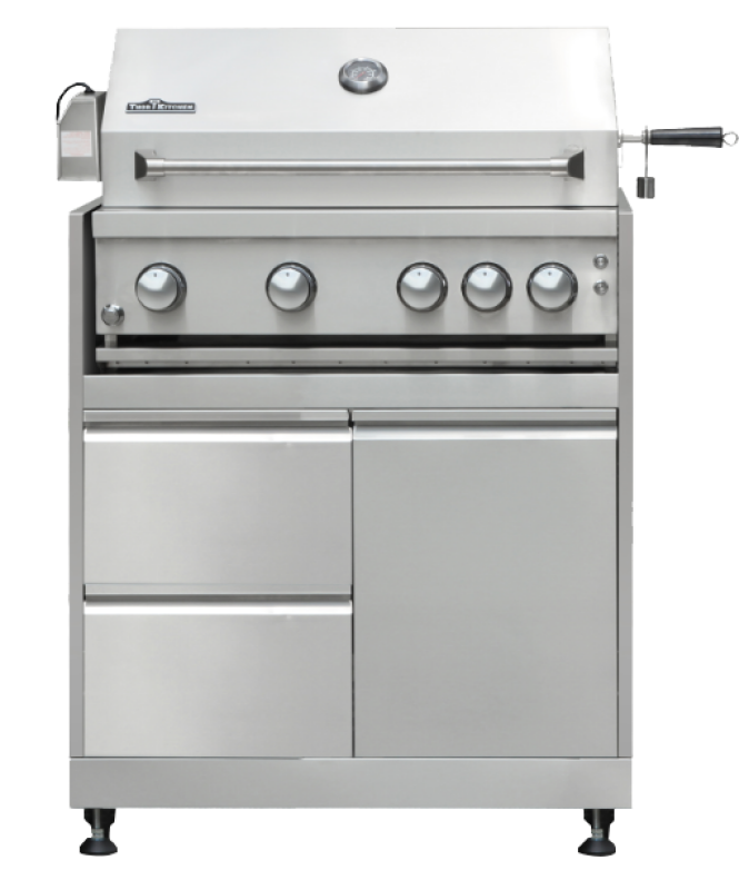 Thor Kitchen 32 Inch Outdoor Kitchen Gas Bbq Grill With 4 Burners - Stainless Steel (MK04SS304)