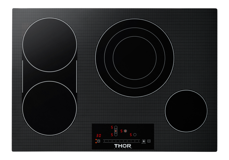 THOR KITCHEN 30 Inch Professional Electric Cooktop Thor Kitchen - Black (TEC30)