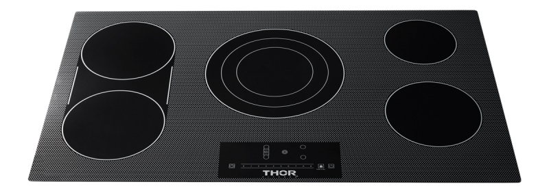 THOR KITCHEN 36 Inch Professional Electric Cooktop Thor Kitchen - Black (TEC36)