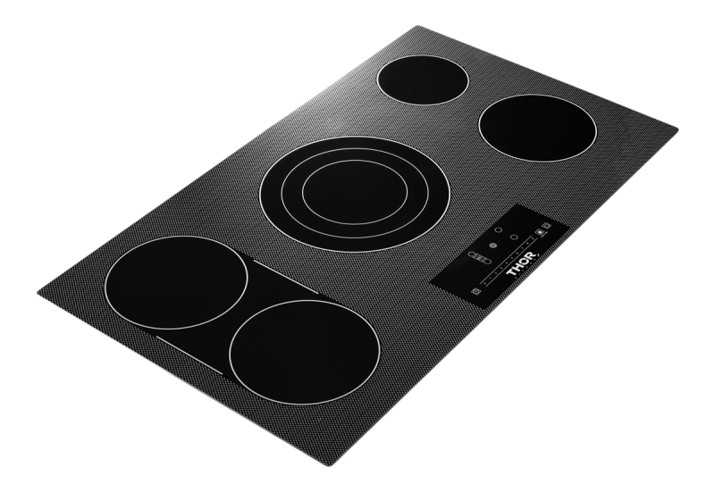 THOR KITCHEN 36 Inch Professional Electric Cooktop Thor Kitchen - Black (TEC36)