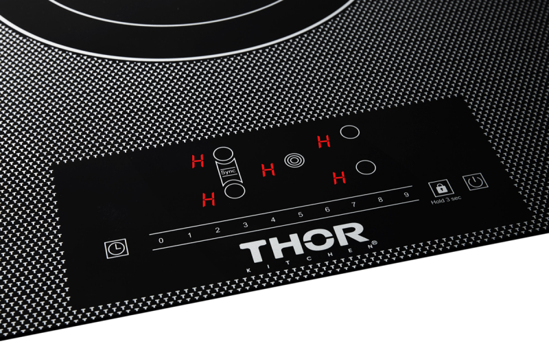 THOR KITCHEN 36 Inch Professional Electric Cooktop - Black (TEC36)