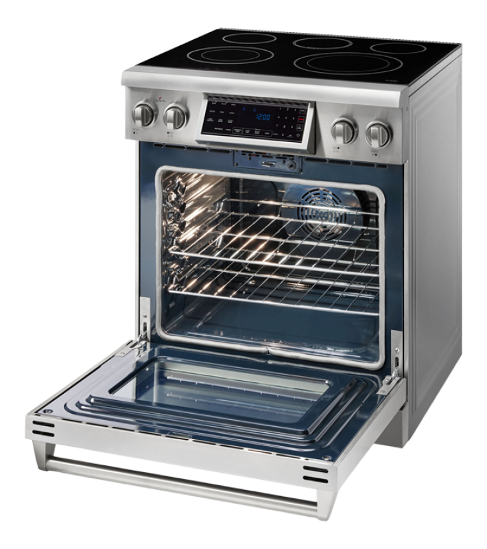 THOR KITCHEN 30 Inch Tilt Panel Electric Range Professional - Stainless Steel (TRE3001)