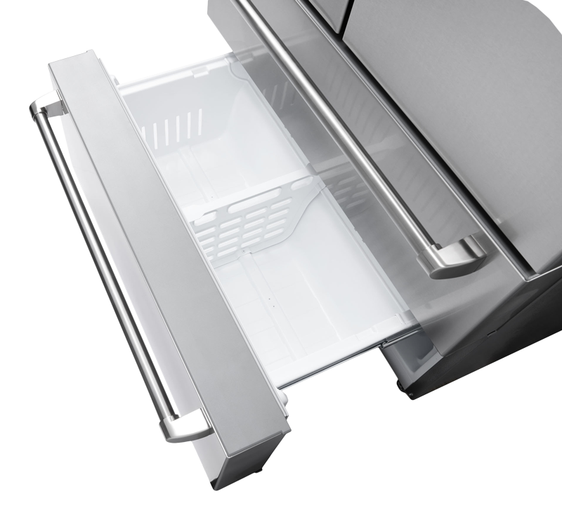 THOR KITCHEN 36 Inch Professional French Door Refrigerator With Freezer Drawers - Stainless Steel (TRF3602)