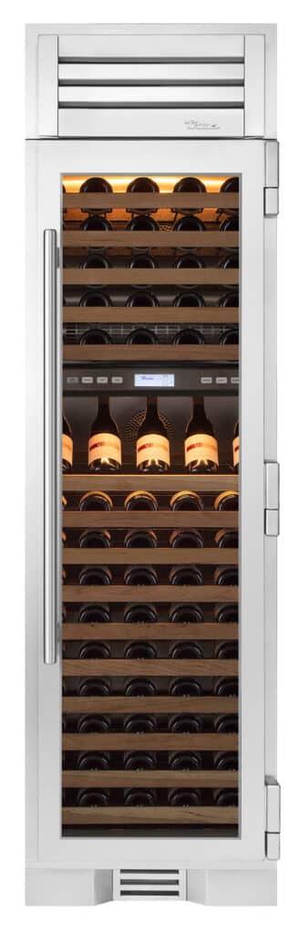 TRUE RESIDENTIAL 24″ Dual Zone Wine Column - Stainless Steel (TR24DZWRSGA)