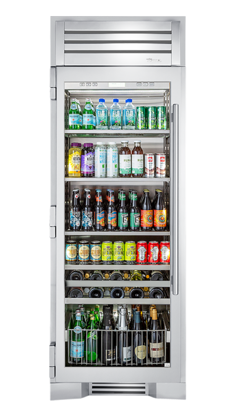 TRUE RESIDENTIAL 30″ Beverage Column, Left Hinge - Stainless Steel (TR30BEVLSGC)